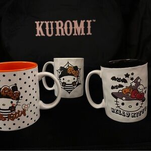 Hello Kitty Halloween Mugs Set of 3